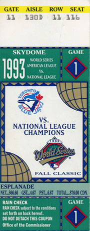 1993�N���[���h�V���[�Y�̃`�P�b�g